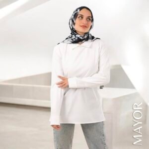 Alvina Beyaz Tunik